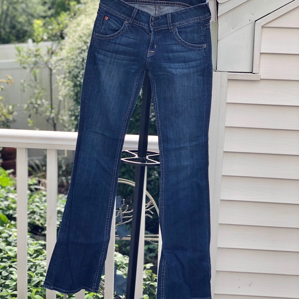 Hudson Deep Indigo Wash Classic Flap Pocket Jeans - Picture 8 of 9